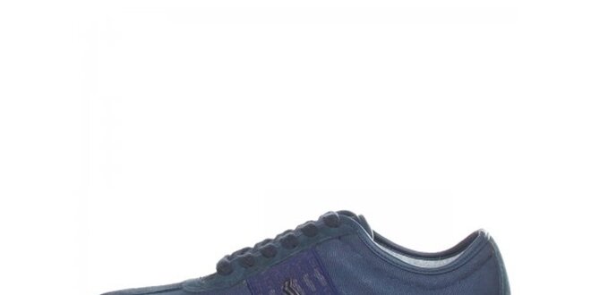Pánske temno modré semišové topánky GAS