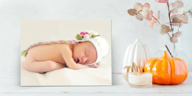 Fotoobraz z vašej fotografie: 7 rozmerov, borovicový rám
