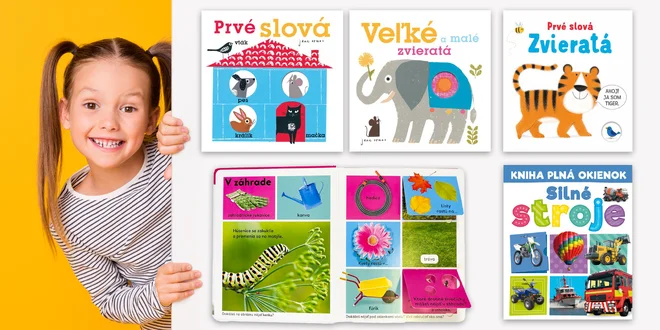 Zábavné leporelá a obrázkové knihy pre najmenších