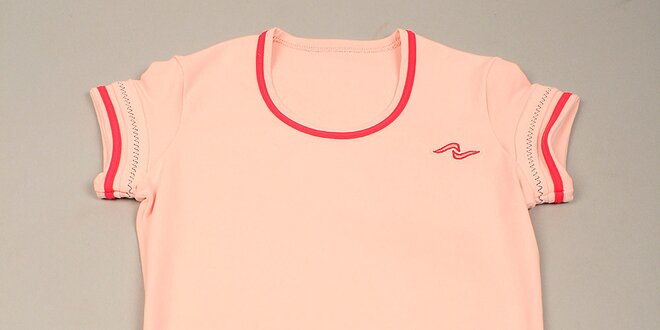 Dievčenské ružové tričko Naffta