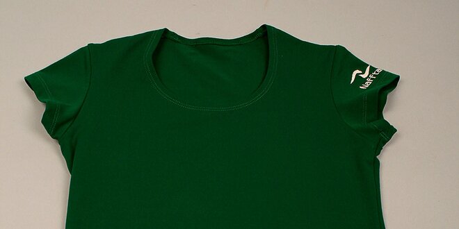 Dievčenské tmavo zelené tričko Naffta
