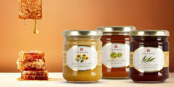 Talianske medové delikatesy: medy a medové špeciality