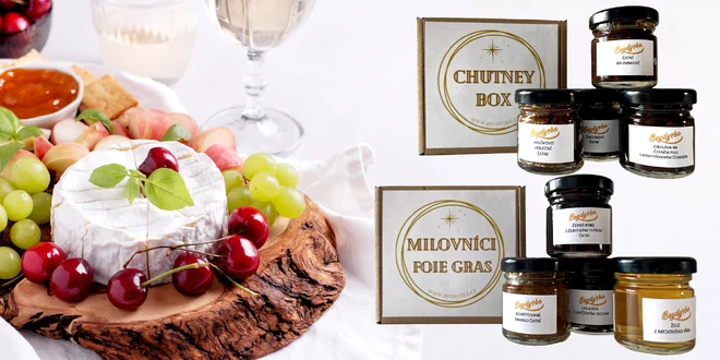 Chutney, džemy aj marmelády: v 4-dielnom boxe, v kolekcii aj samostatne