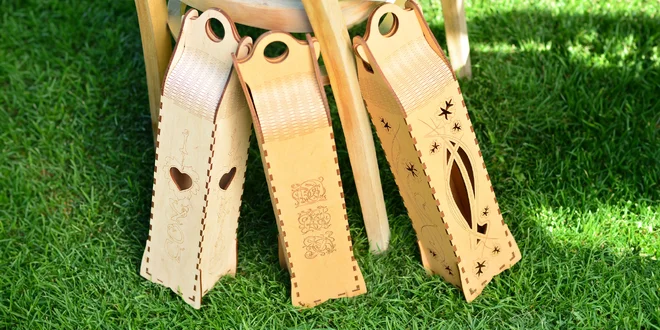 Eco wood art: Darčekové drevené boxy na víno