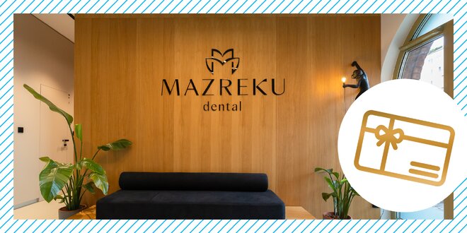 Zdravý a krásny chrup: Darčeková peňažná poukážka do Mazreku Dental