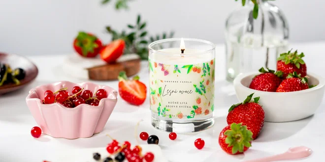 Sójové sviečky VONTREE CANDLE® s dreveným alebo korkovým viečkom