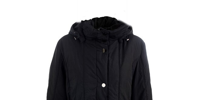 Dámska čierna dlhá zimná bunda Von Matzen