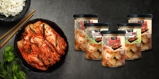 Kimchi: originál aj vegan, rôzne úrovne štipľavosti