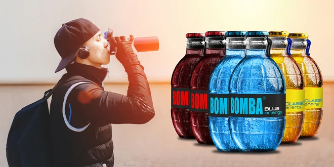 Sety 6 energetických nápojov Bomba rôznych príchutí