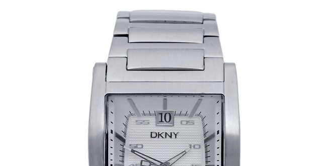 Dámske strieborno tónované náramkové hodinky DKNY