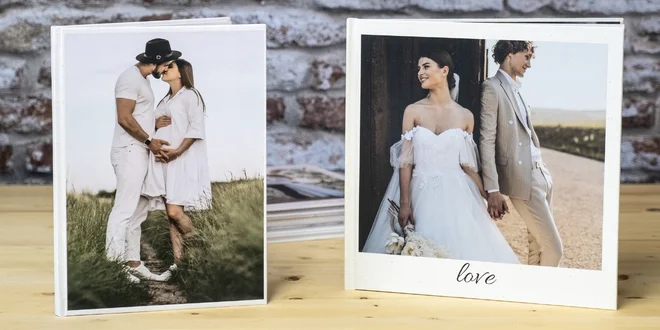 Fotoknihy v tvrdej knižnej väzbe, 2 rozmery
