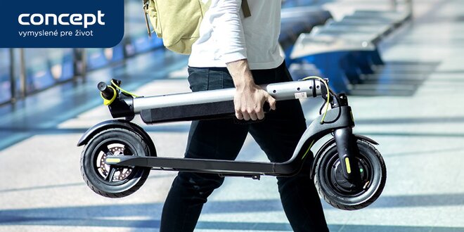Na kolesách moderne: elektrická kolobežka Concept