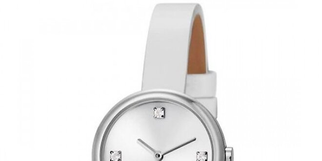 Dámske biele minimalistické hodinky Esprit