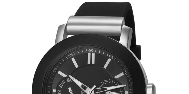 Dámske čierne analogové hodinky Esprit