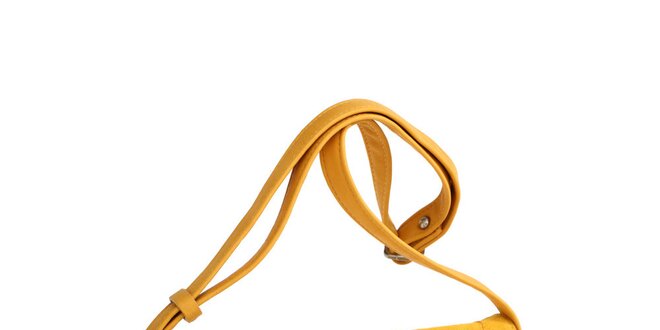 Dámska žltá kabelka cez rameno Fuchsia