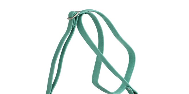 Dámska zelená kabelka cez rameno Fuchsia