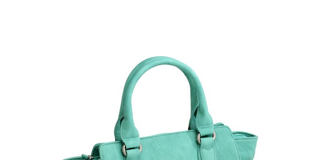 Dámska zelená kabelka s bočným vreckom Fuchsia