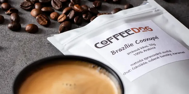 250-1000 g Balenia Cofeedog: 6 druhov zrnkovej kávy aj degustačný set