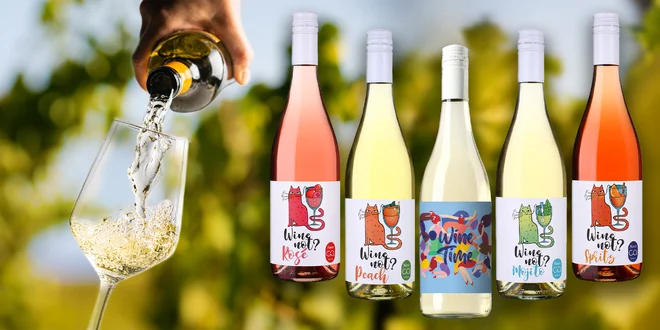 Osviežujúce vínne nápoje Wine Not: príchuť jahoda, broskyňa aj mojito