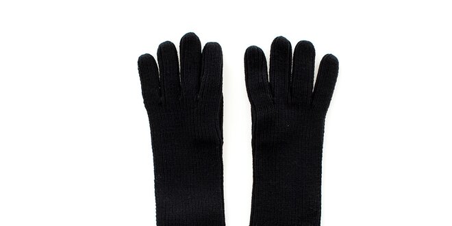Dámske čierne dlhé rukavice Pietro Filipi