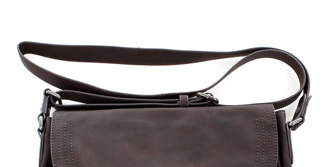 Dámska hnedá kabelka s logom Levis