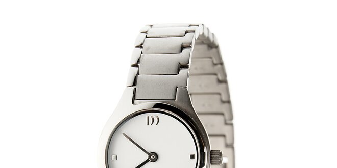 Dámske titanové hodinky Danish Design s bielym ciferníkom