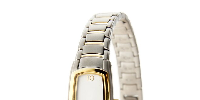 Dámske titanové hodinky Danish Design so zlatými detailmi