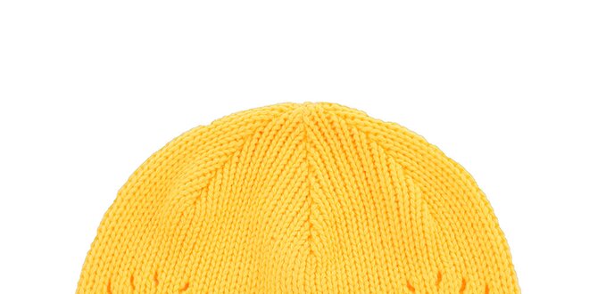 Dámska žltá pletená čiapka Fundango