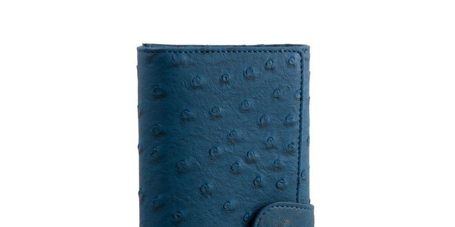 Dámska modrá úzka peňaženka Lancaster