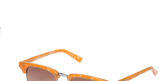 Dámske slnečné okuliare s oranžovými obrúčkami Lancaster