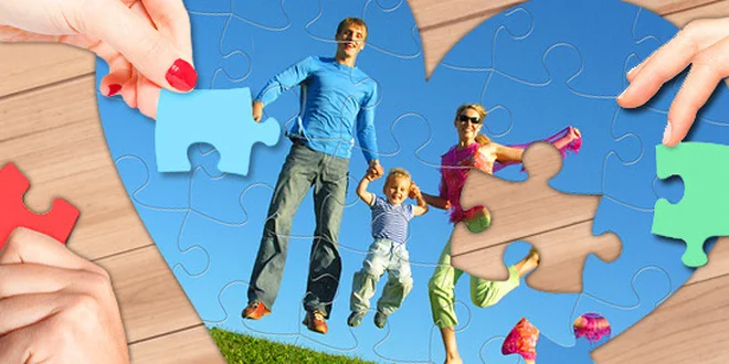 5,30 EUR za puzzle srdce s vlastnou fotografiou alebo obrázkom.