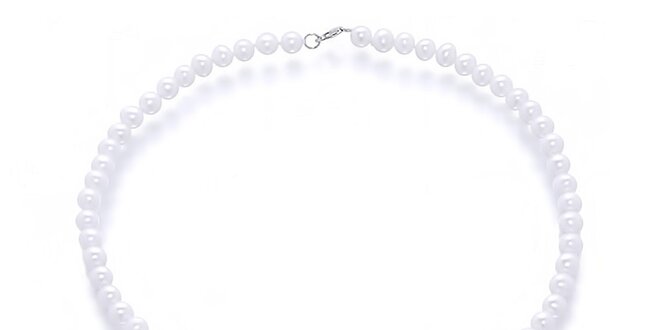 Dámsky náhrdelník s perlami a nefritmi Orchira
