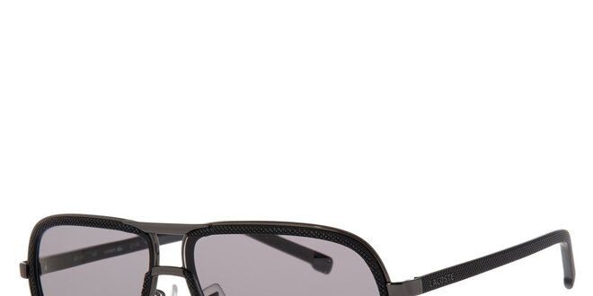 Čierne dámske slnečné okuliare Lacoste