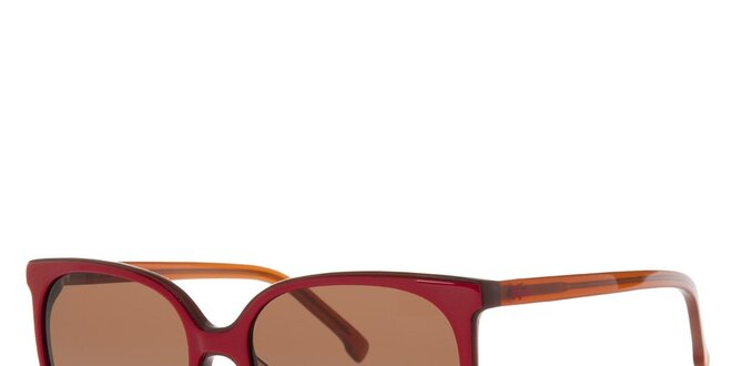 Dámske červené slnečné okuliare Lacoste