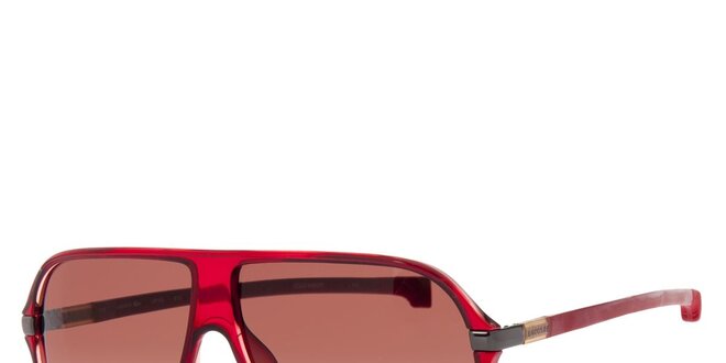 Červené pánske slnečné okuliare Lacoste