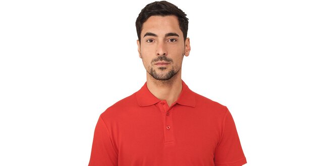 Pánske červené polo tričko Urban Classics