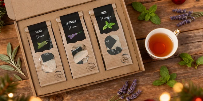 České ručne vyrábané čaje: bylinkové, ovocné, aj v setoch