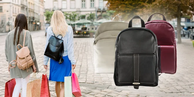 Kvalitné dámske kožené batohy českej značky Arwel