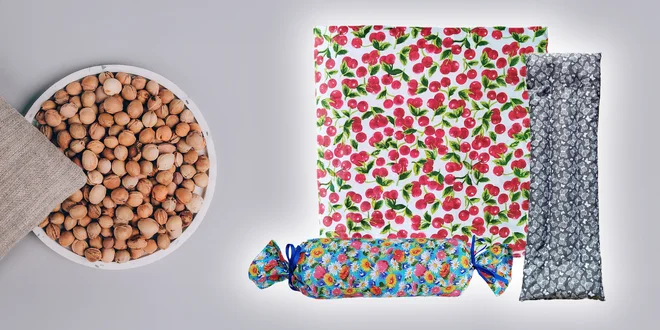 Jedinečné nahrievacie vankúše plnené čerešňovými kôstkami