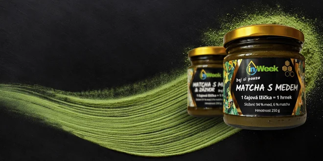 Unikátna zmes medu a matchy od českých výrobcov