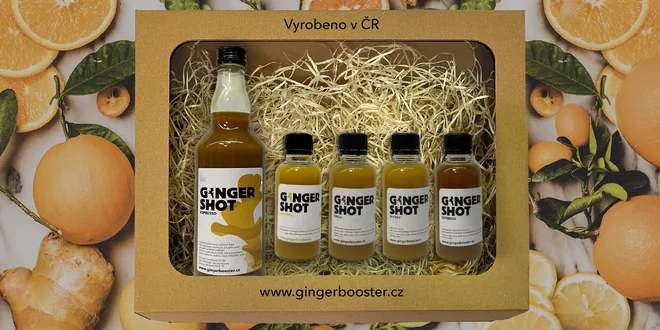 Ginger shoty rôznych druhov aj v darčekovej verzii!
