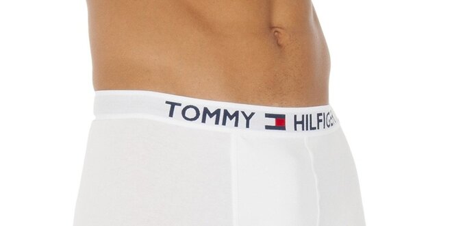 Pánske biele boxerky s logom Tommy Hilfiger