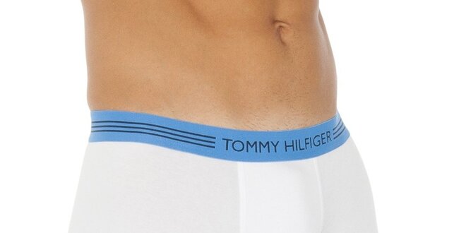Pánske biele boxerky s gumou Tommy Hilfiger