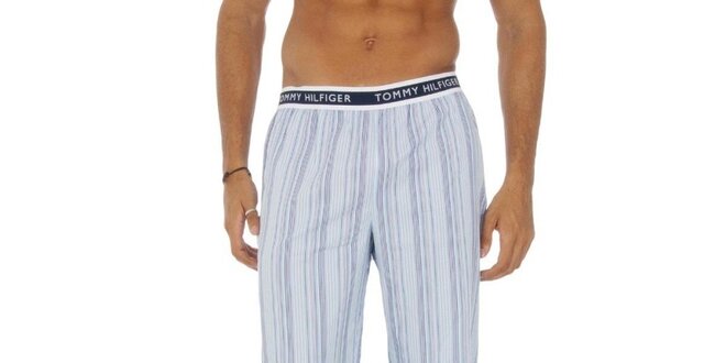 Pánske pruhované pyžamové nohavice Tommy Hilfiger