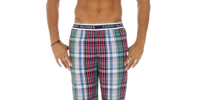 Pánske kockované pyžamové nohavice Tommy Hilfiger