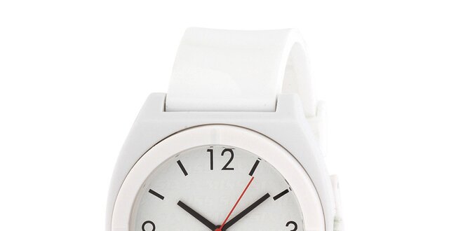 Dámske biele hodinky Miss Sixty s okrúhlym analogovým ciferníkom