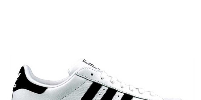 Pánske bielo-čierne tenisky Adidas
