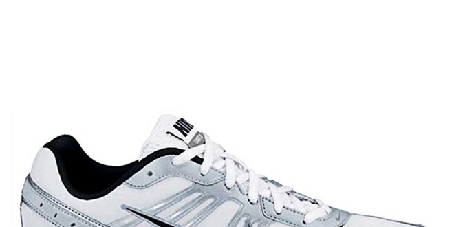 Pánske strieborno-biele bežecké tenisky Nike