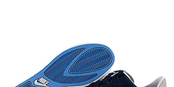 Pánske tmavo modré plátené tenisky Nike