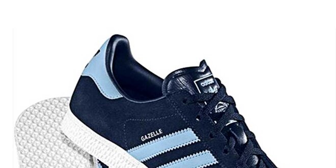 Pánske tmavo modré semišové tenisky Adidas